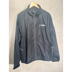 Rawgear Windbreaker Full Zip Jacket Black Mens XL NWT
